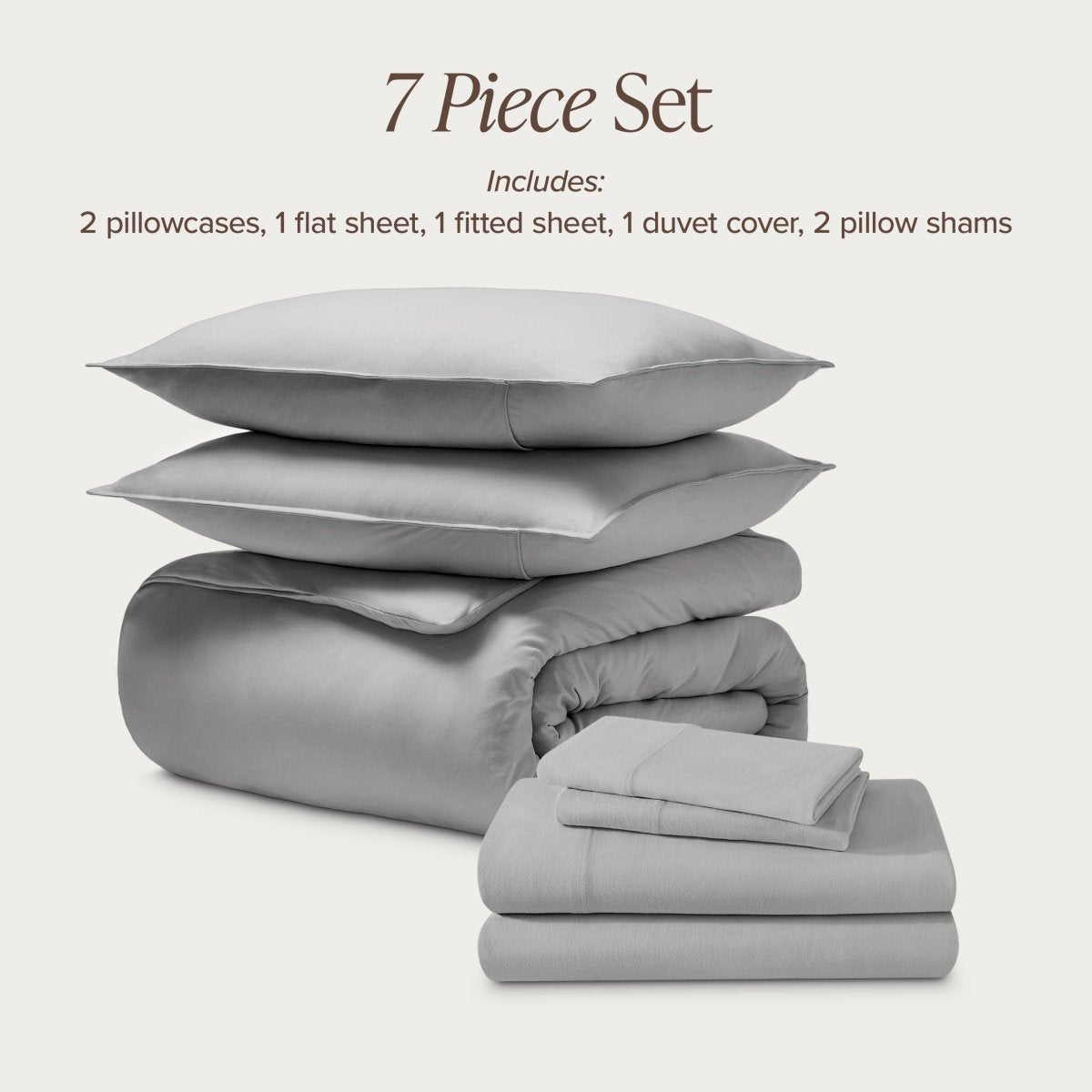 Organic Cotton Jersey Bedding Bundle - Bare Home