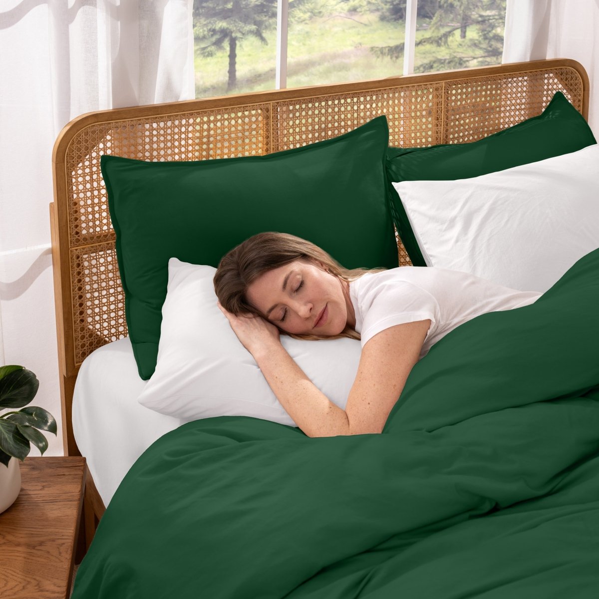 Organic Cotton Jersey Duvet Cover & Sham Set - Bare Home