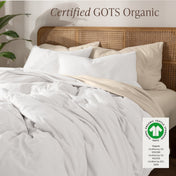 Organic Cotton Jersey Duvet Cover & Sham Set - Bare Home