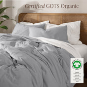 Organic Cotton Jersey Duvet Cover & Sham Set - Bare Home