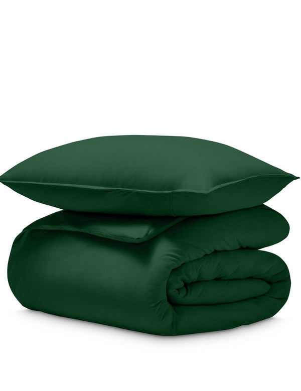 Organic Cotton Jersey Duvet Cover & Sham Set - Bare Home