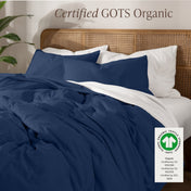 Organic Cotton Jersey Duvet Cover & Sham Set - Bare Home