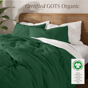 Organic Cotton Jersey Duvet Cover & Sham Set - Bare Home