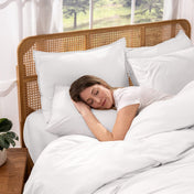 Organic Cotton Jersey Duvet Cover & Sham Set - Bare Home