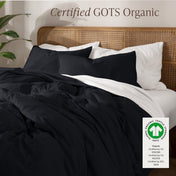 Organic Cotton Jersey Duvet Cover & Sham Set - Bare Home
