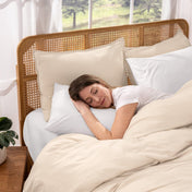 Organic Cotton Jersey Duvet Cover & Sham Set - Bare Home