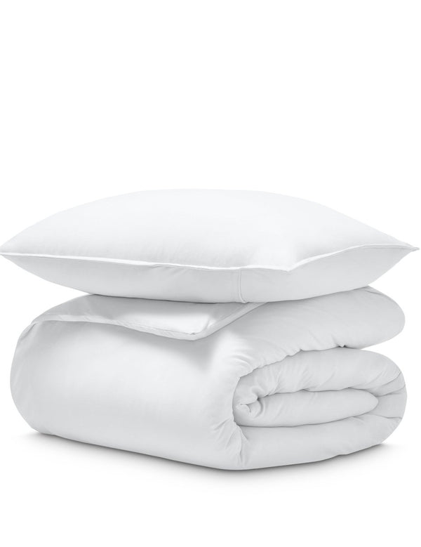 Organic Cotton Jersey Duvet Cover & Sham Set - Bare Home