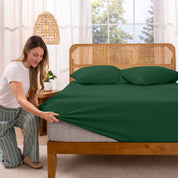 Organic Cotton Jersey Fitted Sheet - Bare Home