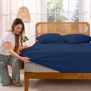 Organic Cotton Jersey Fitted Sheet - Bare Home