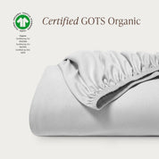 Organic Cotton Jersey Fitted Sheet - Bare Home