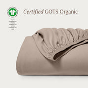 Organic Cotton Jersey Fitted Sheet - Bare Home