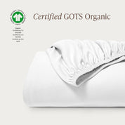 Organic Cotton Jersey Fitted Sheet - Bare Home