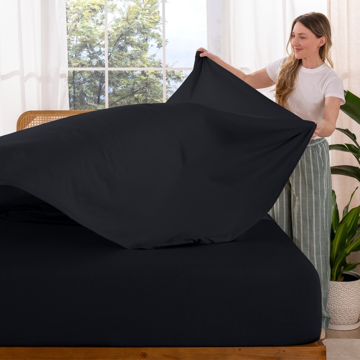 Organic Cotton Jersey Sheet Set - Bare Home