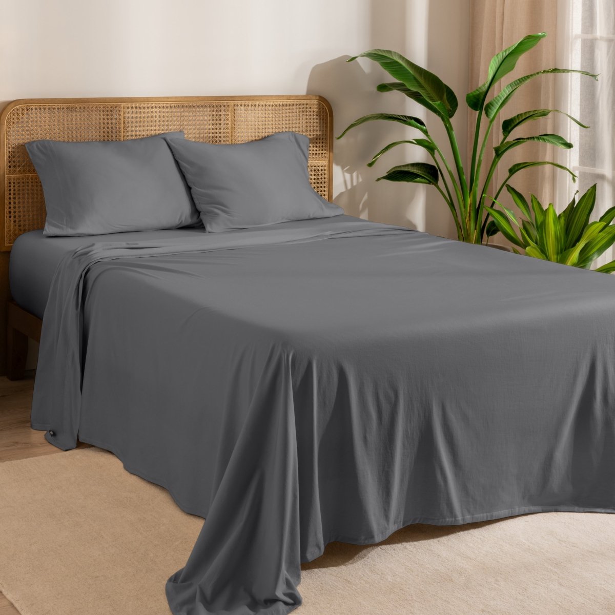 Organic Cotton Jersey Sheet Set - Bare Home