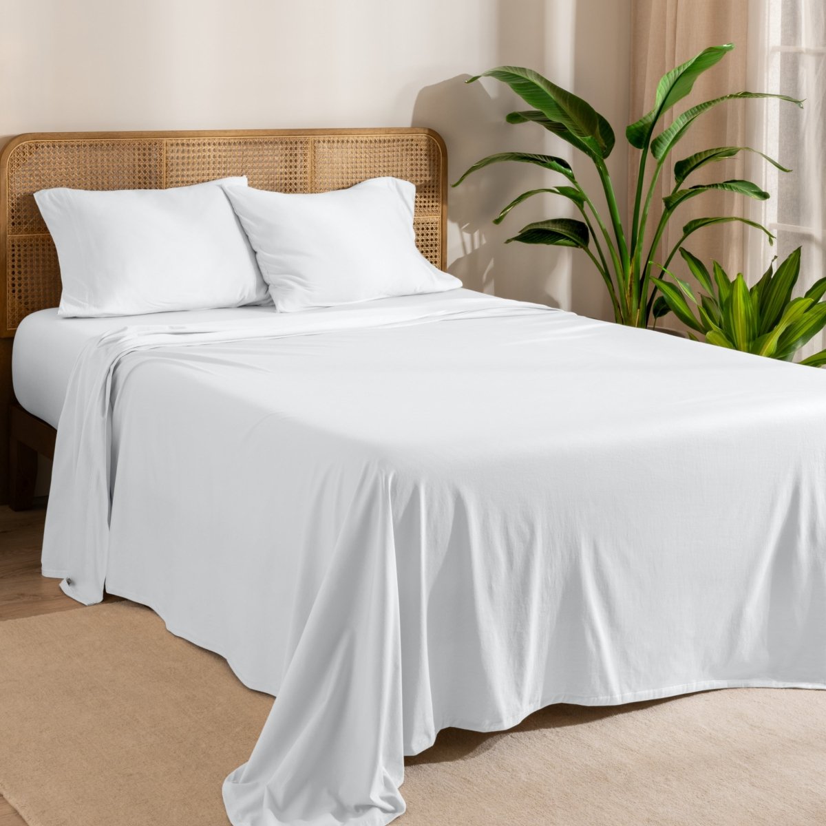 Organic Cotton Jersey Sheet Set - Bare Home