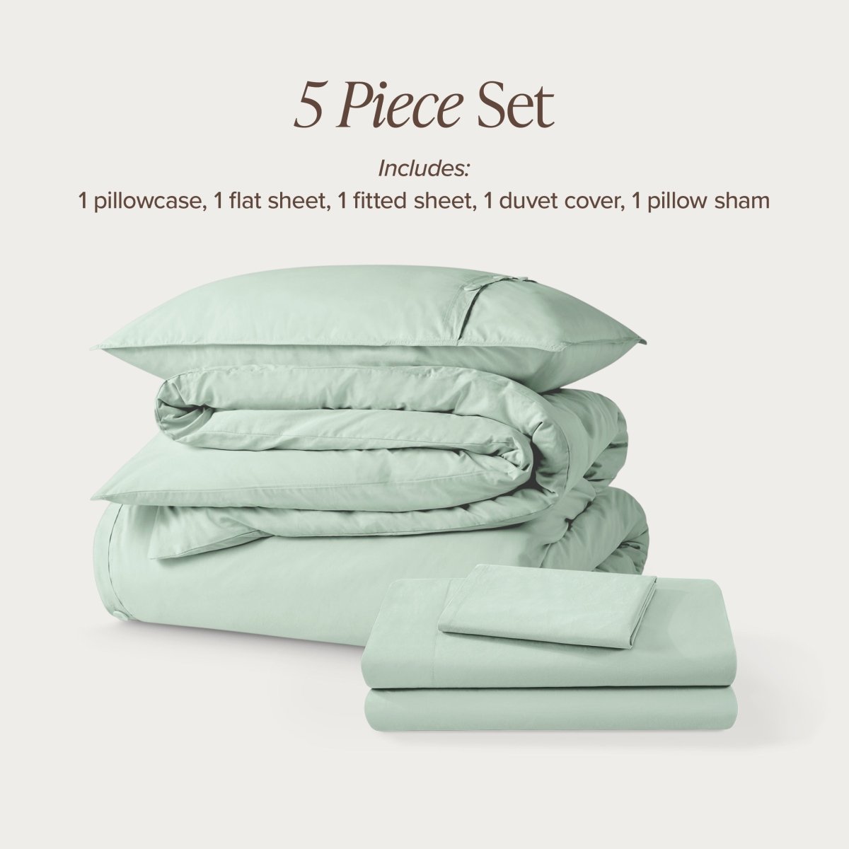 Organic Cotton Percale Bedding Bundle - Bare Home