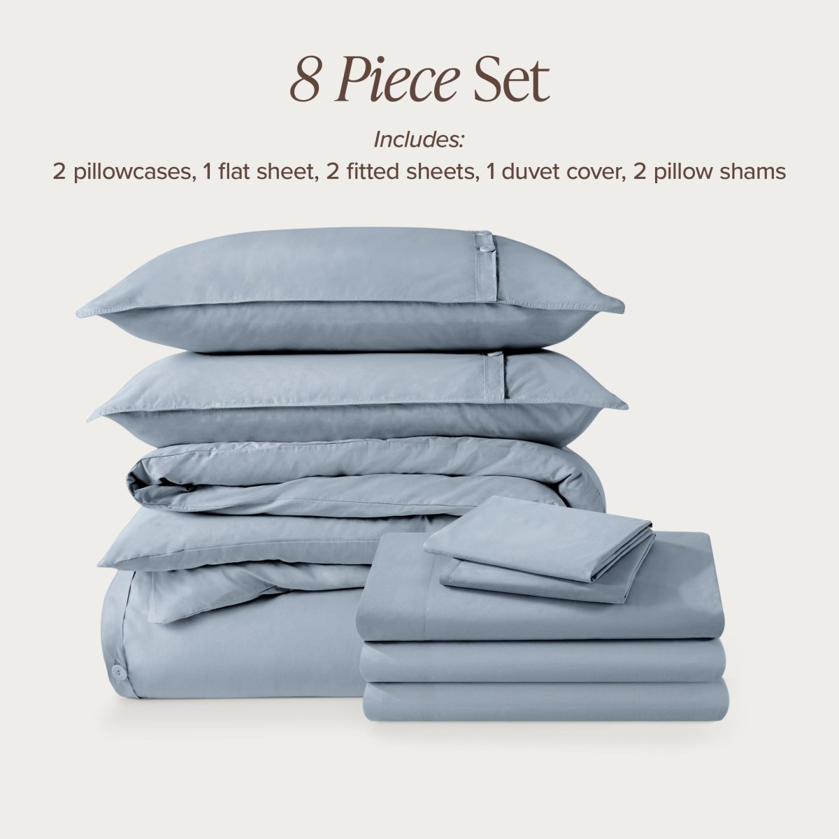 Organic Cotton Percale Bedding Bundle - Bare Home