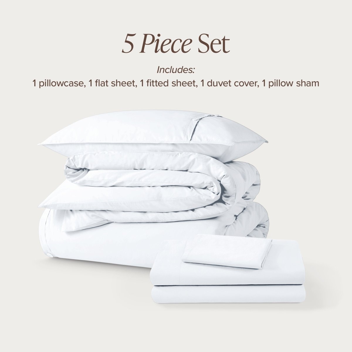 Organic Cotton Percale Bedding Bundle - Bare Home