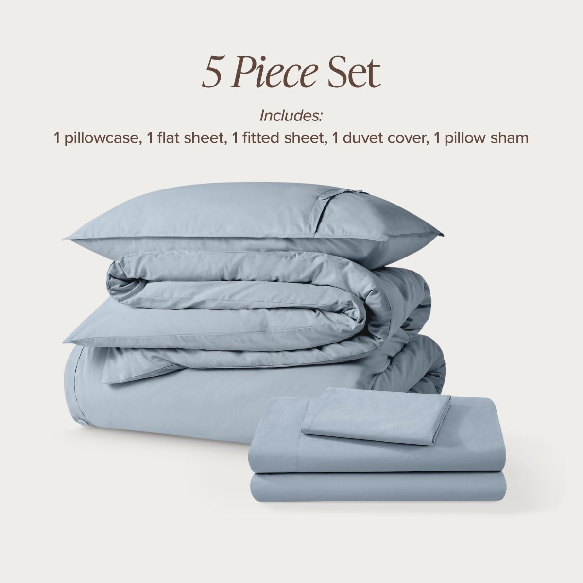 Organic Cotton Percale Bedding Bundle - Bare Home