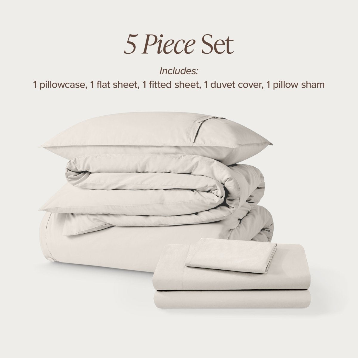 Organic Cotton Percale Bedding Bundle - Bare Home