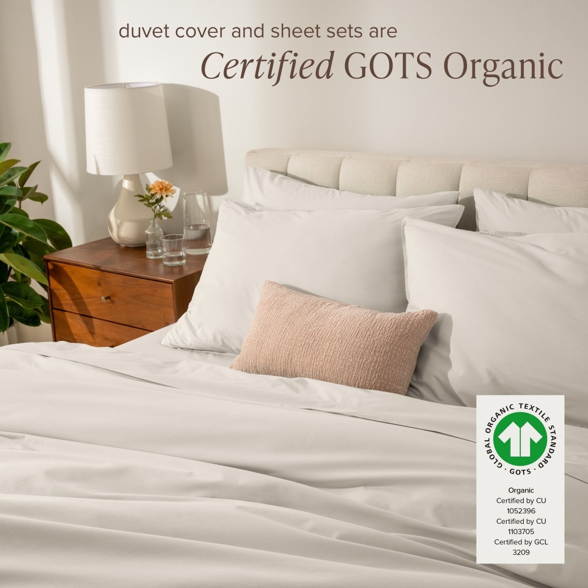 Organic Cotton Percale Bedding Bundle - Bare Home