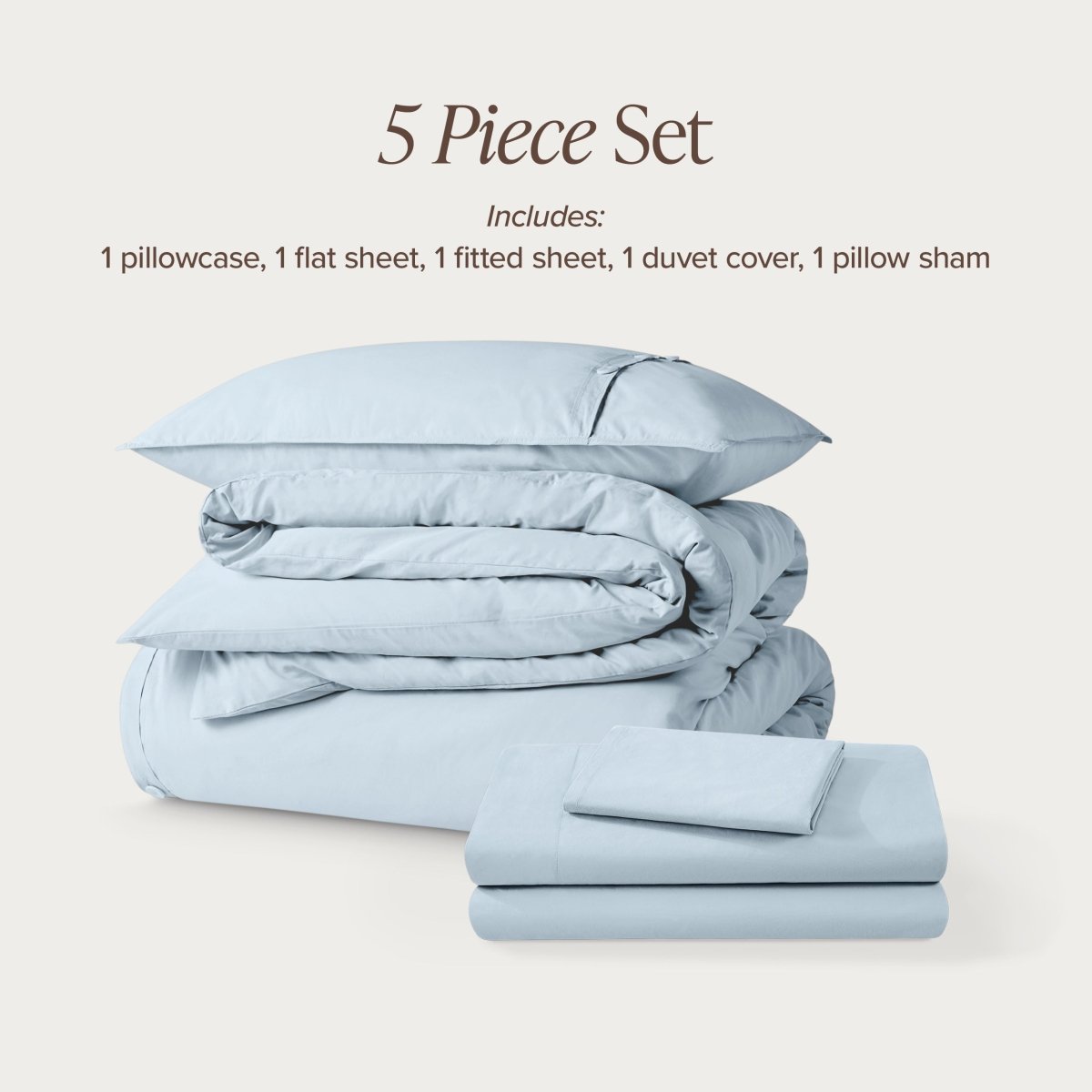 Organic Cotton Percale Bedding Bundle - Bare Home