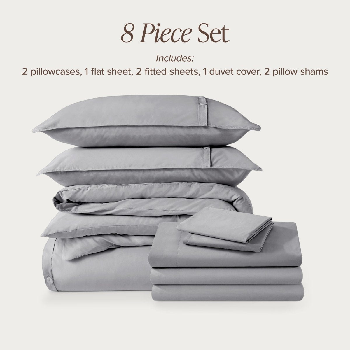 Organic Cotton Percale Bedding Bundle - Bare Home