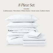 Organic Cotton Percale Bedding Bundle - Bare Home