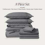 Organic Cotton Percale Bedding Bundle - Bare Home