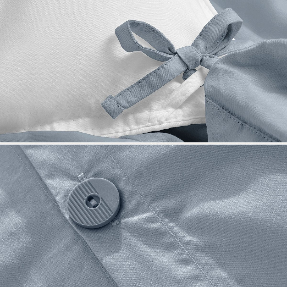 Organic Cotton Percale Duvet Cover Set - Bare Home