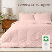 Organic Cotton Percale Duvet Cover Set - Bare Home