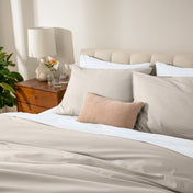 Organic Cotton Percale Duvet Dorm Bundle - Bare Home