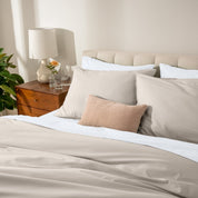 Organic Cotton Percale Duvet Dorm Bundle - Bare Home