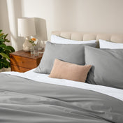 Organic Cotton Percale Duvet Dorm Bundle - Bare Home