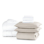 Organic Cotton Percale Duvet Dorm Bundle - Bare Home