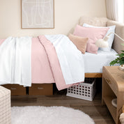 Organic Cotton Percale Duvet Dorm Bundle - Bare Home