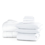 Organic Cotton Percale Duvet Dorm Bundle - Bare Home