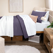 Organic Cotton Percale Duvet Dorm Bundle - Bare Home