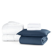 Organic Cotton Percale Duvet Dorm Bundle - Bare Home