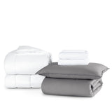 Organic Cotton Percale Duvet Dorm Bundle