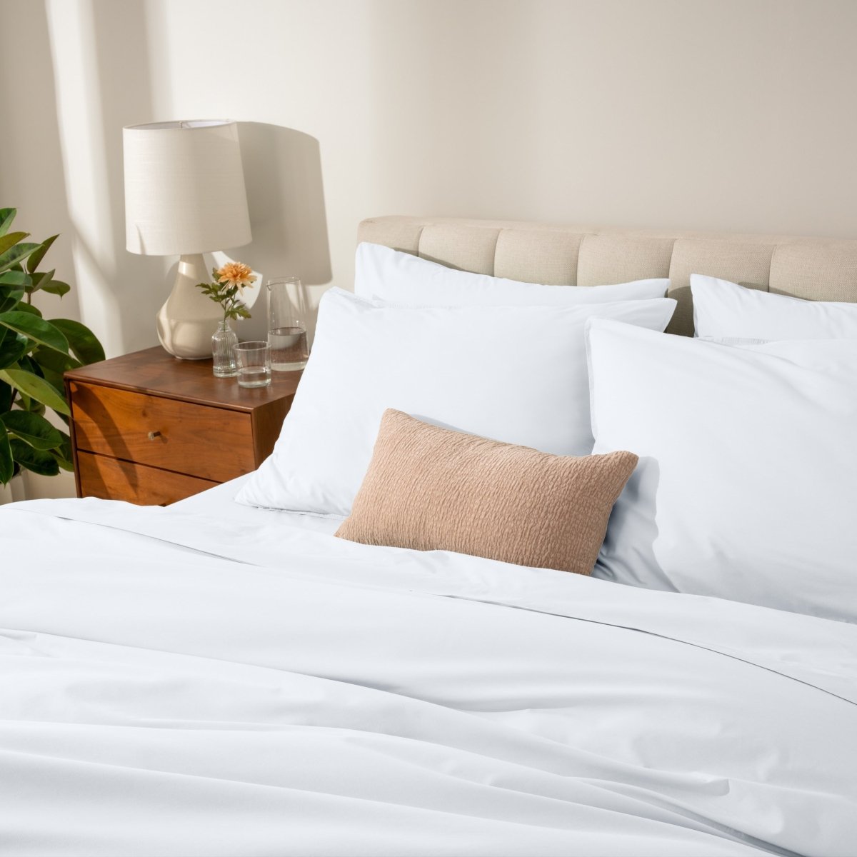 Organic Cotton Percale Duvet Dorm Bundle - Bare Home