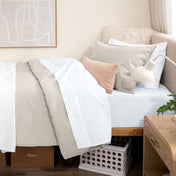 Organic Cotton Percale Duvet Dorm Bundle - Bare Home