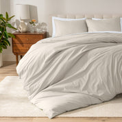 Organic Cotton Percale Duvet Dorm Bundle - Bare Home