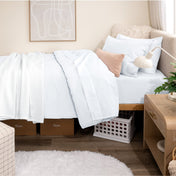 Organic Cotton Percale Duvet Dorm Bundle - Bare Home