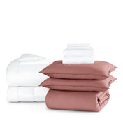 Organic Cotton Percale Duvet Dorm Bundle - Bare Home