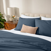 Organic Cotton Percale Duvet Dorm Bundle - Bare Home