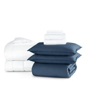 Organic Cotton Percale Duvet Dorm Bundle - Bare Home