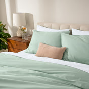 Organic Cotton Percale Duvet Dorm Bundle - Bare Home