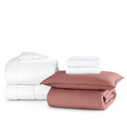 Organic Cotton Percale Duvet Dorm Bundle - Bare Home