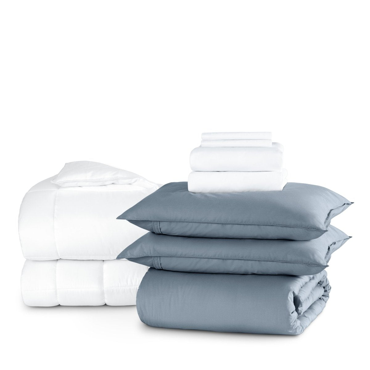 Organic Cotton Percale Duvet Dorm Bundle - Bare Home